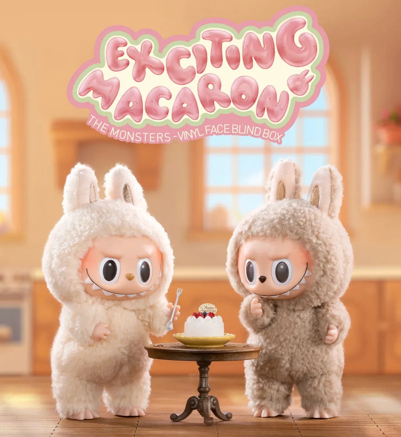 Pop Mart Labubu  Macarons plüss játék